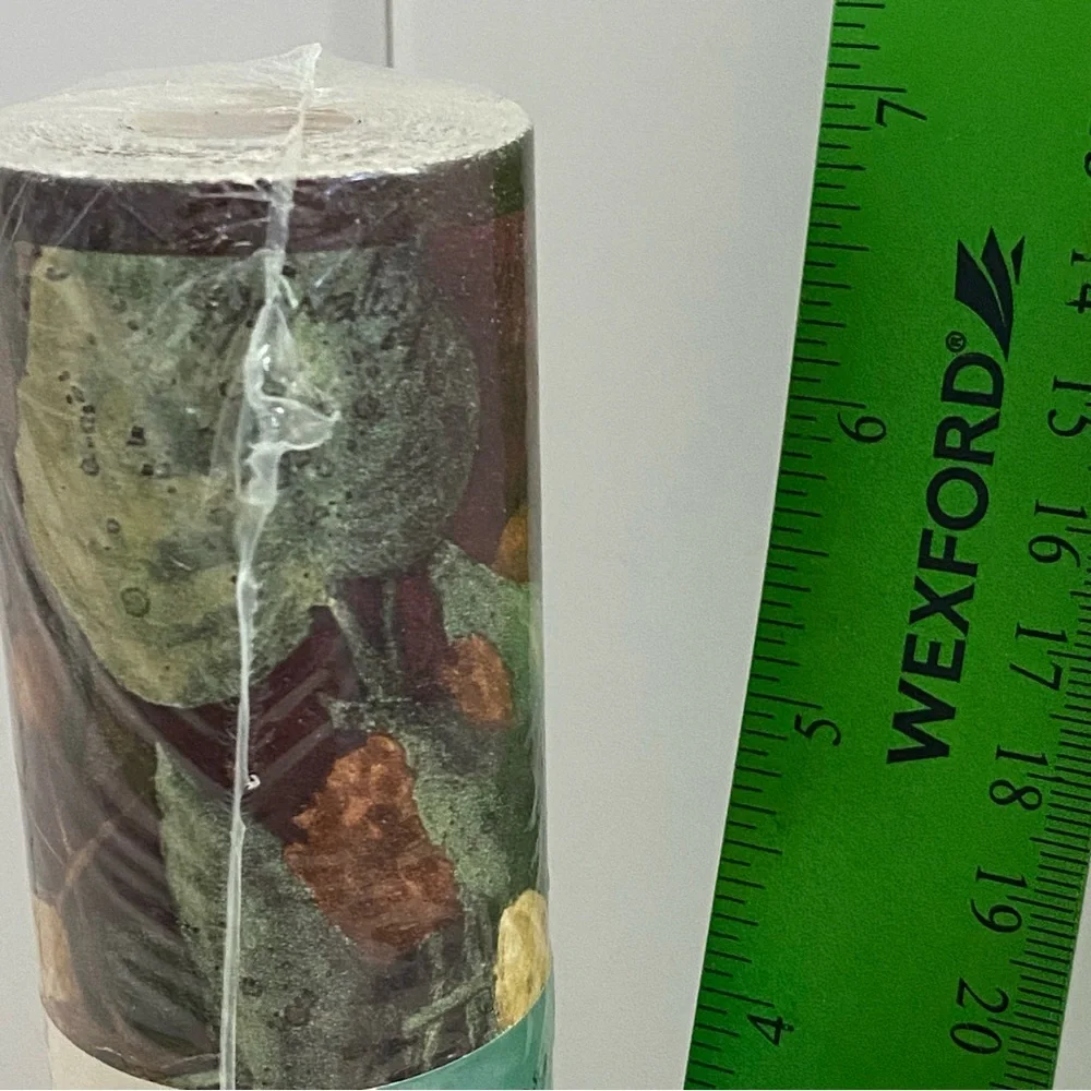 90s vintage Encore roll wallpaper border brown Floral